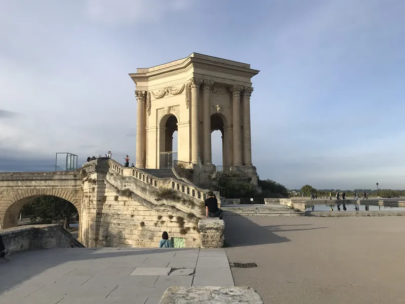 Wasserturm Château d'eau von 1768 auf der Promenade du Peyrou in Montpellier