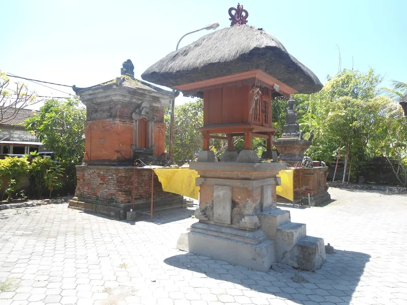 Pura Blanjong in Süd-Denpasar (Sanur), Standort der ältesten datierten Inschrift Balis