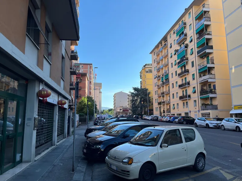 Via Valdinievole, a residential street in the Novoli district outside the centre of Florence