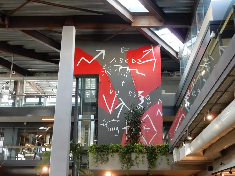Inside the Mercato Centrale in the PalaFuksas market hall at Porta Palazzo, Turin
