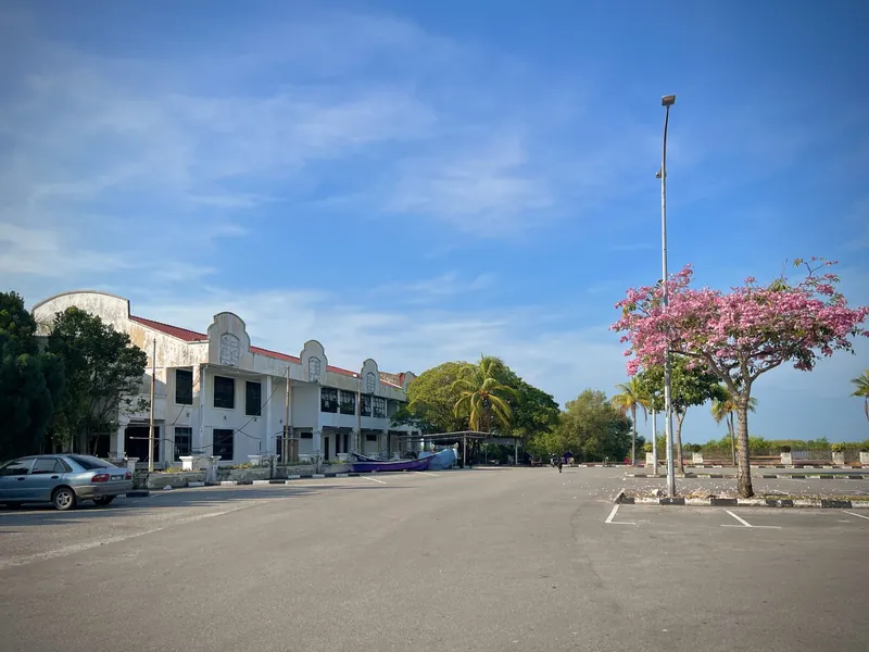 Straße in der Portugiesischen Siedlung (Kampung Portugis) im Osten von Melaka