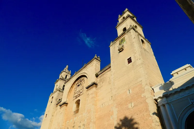 Kathedrale San Ildefonso an der Plaza Grande in Mérida, 1598 fertiggestellt