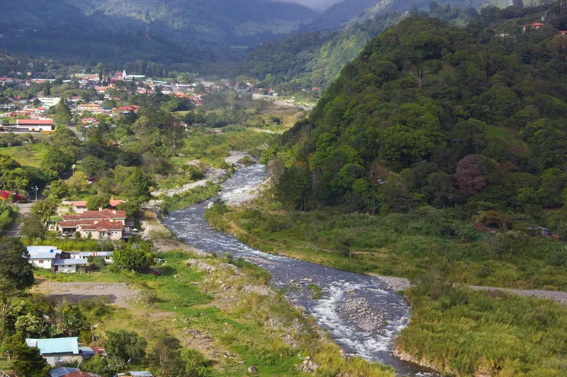Der Río Caldera am Ortsrand von Boquete