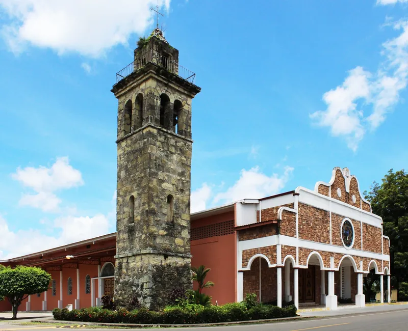 San José Cathedral in David with its free-standing colonial-era stone tower