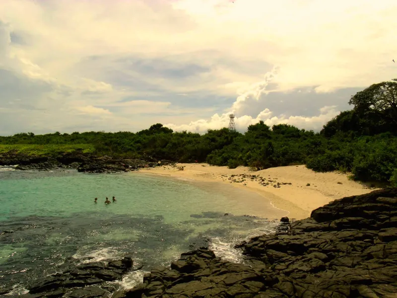 Bucht im Wildschutzgebiet Isla Iguana vor Pedasí