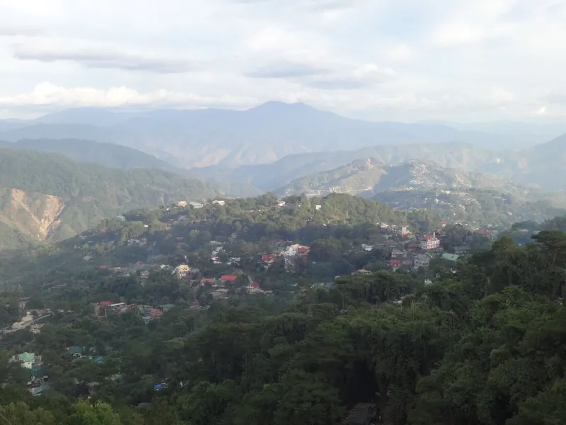 Blick vom Mines View Park in Baguio auf die Berge der Provinz Benguet