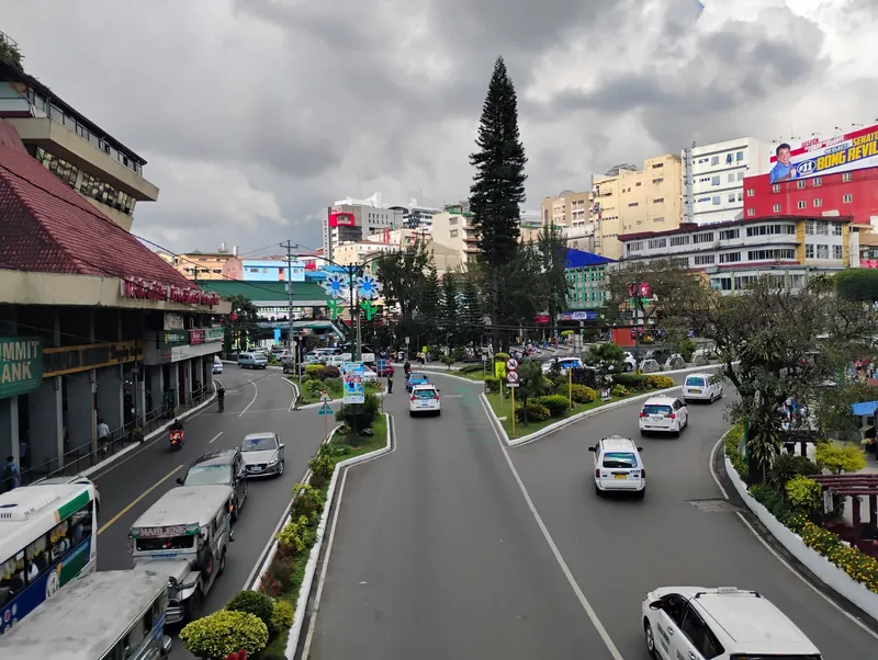 Junction of Magsaysay Avenue and Session Road in central Baguio City