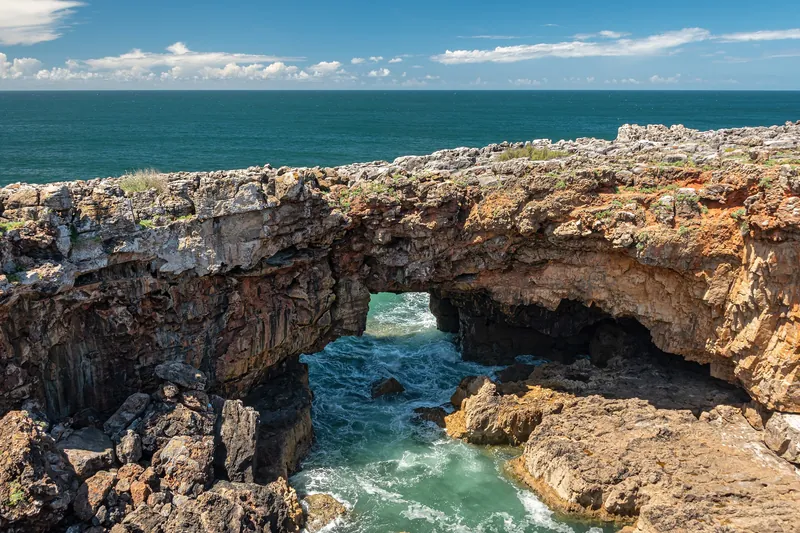 Boca do Inferno rock formation and sea cave on the Cascais coast
