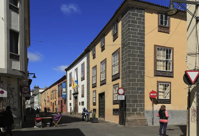 Calle San Agustín in the old town of La Laguna (San Cristóbal de La Laguna), Tenerife