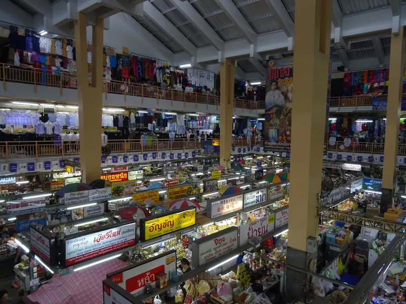 Markthalle des Warorot-Markts (Kad Luang) in Chiang Mai